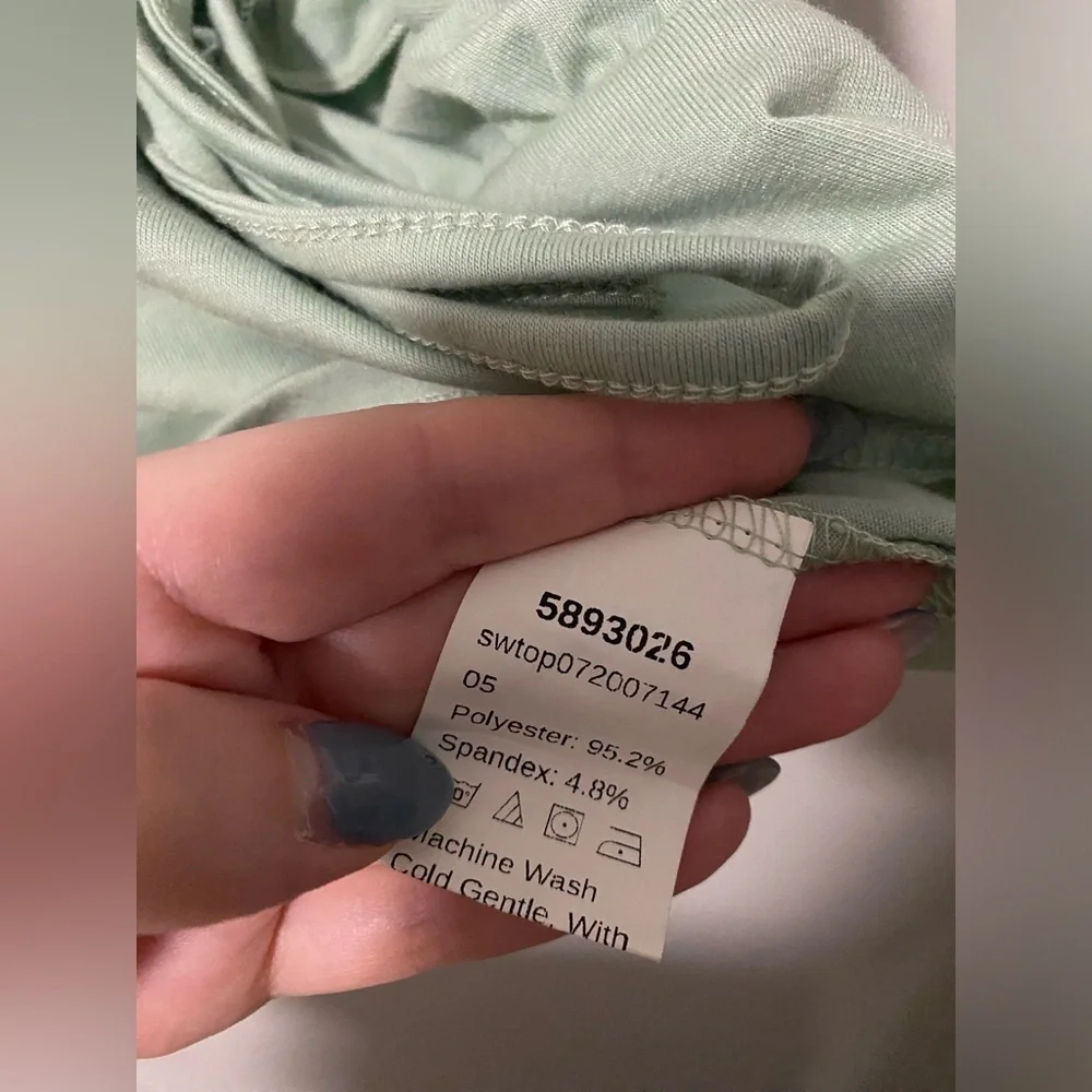 Shein Mint Green Cropped Tank Top - Picture 5 of 6